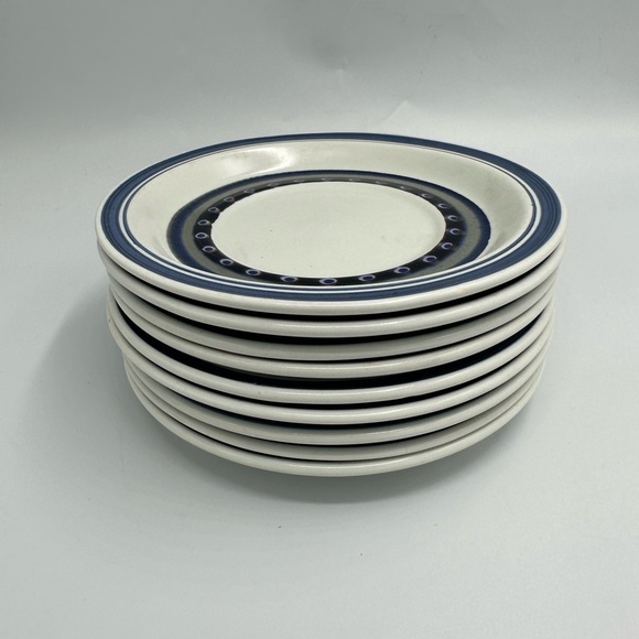 Vintage Royal Doulton Tangier LS 1005 Round Plate 6.75 set of 9 - Picture 4 of 8